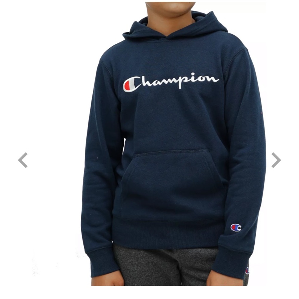 Champion Boys' Embroidered Signature Hoodie